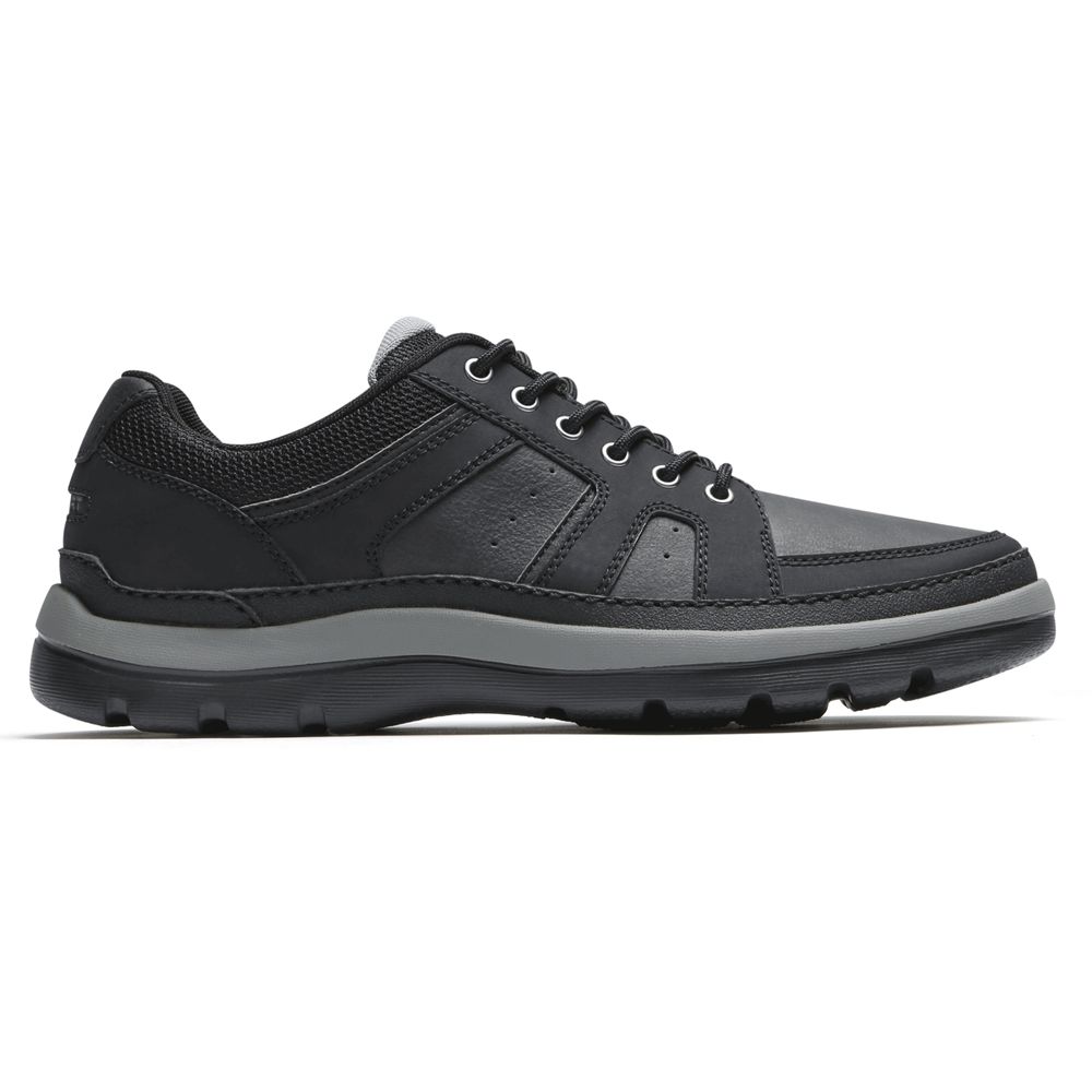 Rockport Men's Get Your Kicks Mudguard Blucher Sneakers - Black - USA (5683VQMSC)